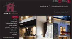 Desktop Screenshot of immoduparticulier-lyon.com