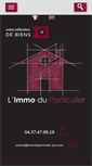 Mobile Screenshot of immoduparticulier-lyon.com